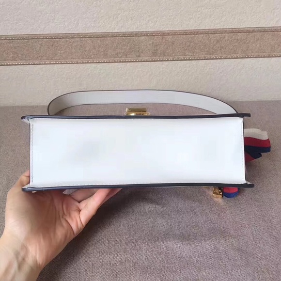 Sold-Gucci Sylvie white small - Picture 4 of 8